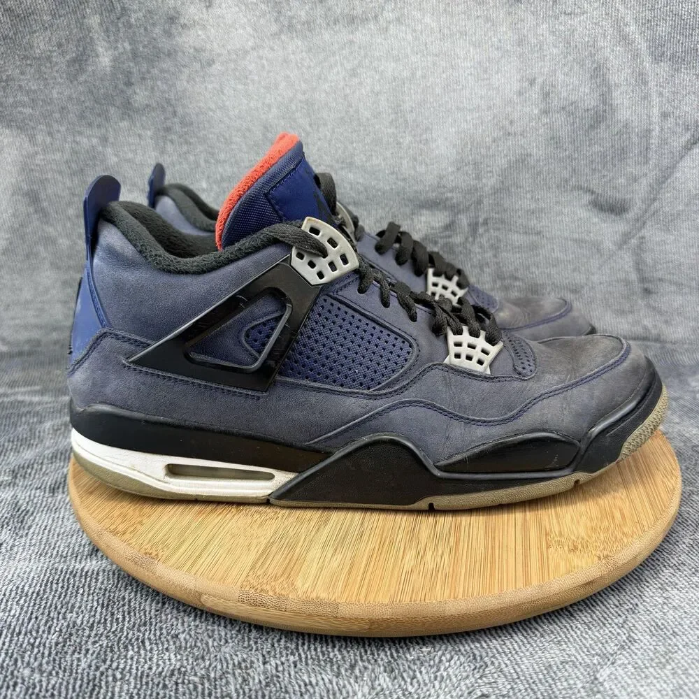 Jordan Air Jordan 4 Retro Shoes Mens Size 12 Blue Suede Sneakers CQ9597-401